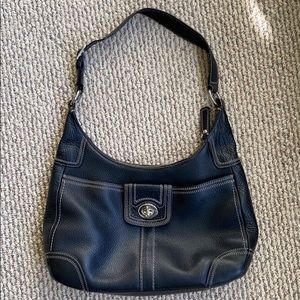 Coach soft pebbled hobo bag